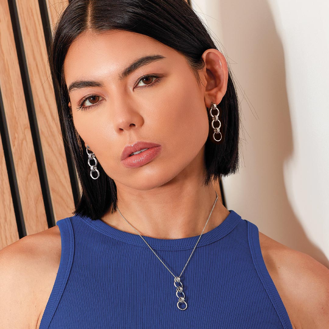 Kit Heath Bevel Unity Trio Necklace - Eagle and Pearl Jewelers