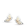Kit Heath Blossom Flyte Butterfly 18kt Rose and Yellow Gold Plate Sterling Silver Stud Earrings - Eagle and Pearl Jewelers