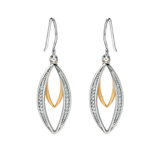 Fiorelli Open Marquise Drop Earrings - Eagle and Pearl Jewelers