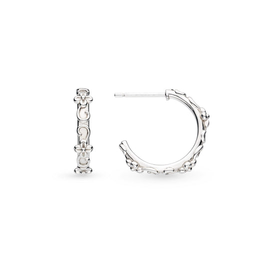 Kit Heath Blossom Flyte Honey Flower Hoop Earrings - Eagle and Pearl Jewelers