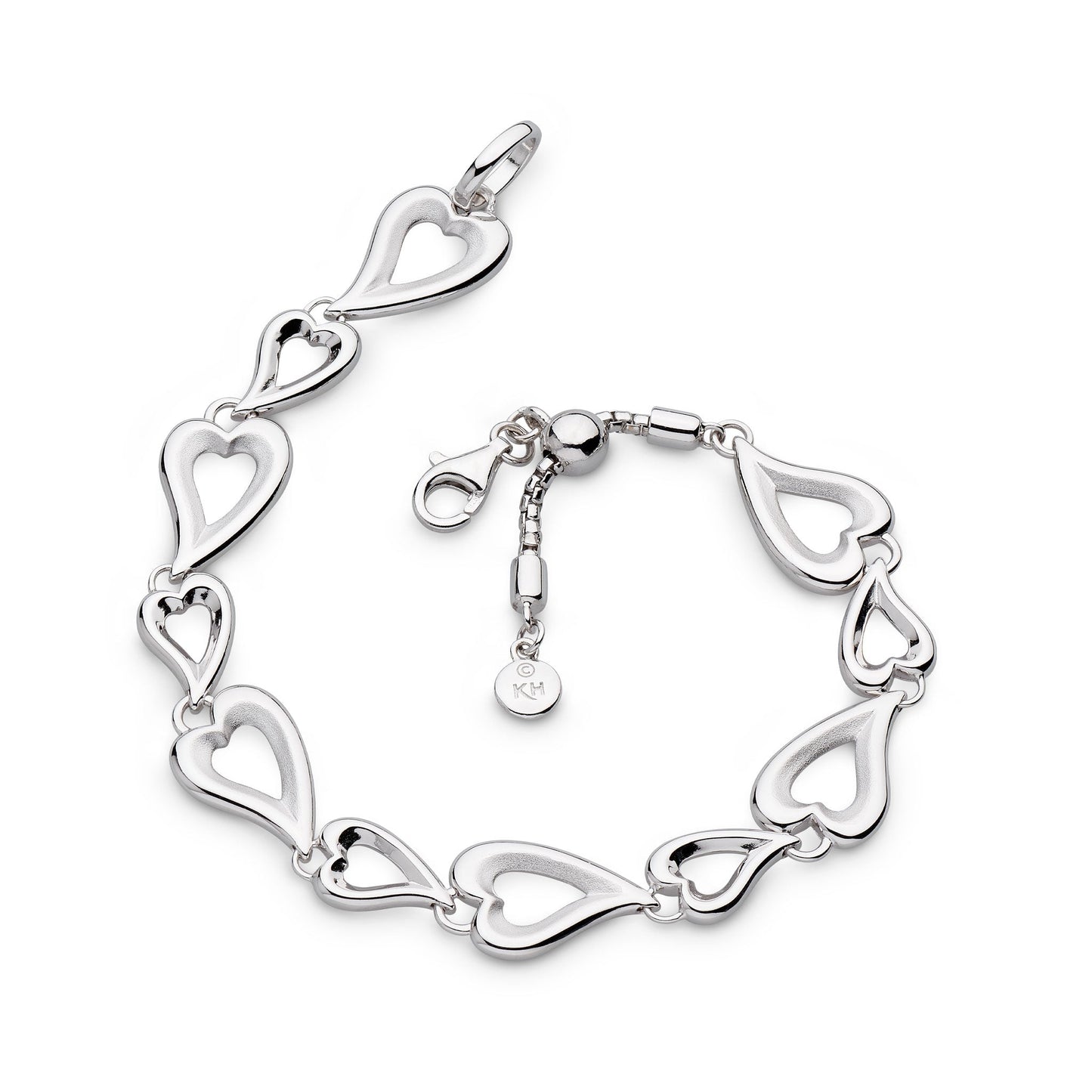 Kit Heath Desire Love Story Heart Multi - Link Slider Bracelet - Eagle and Pearl Jewelers