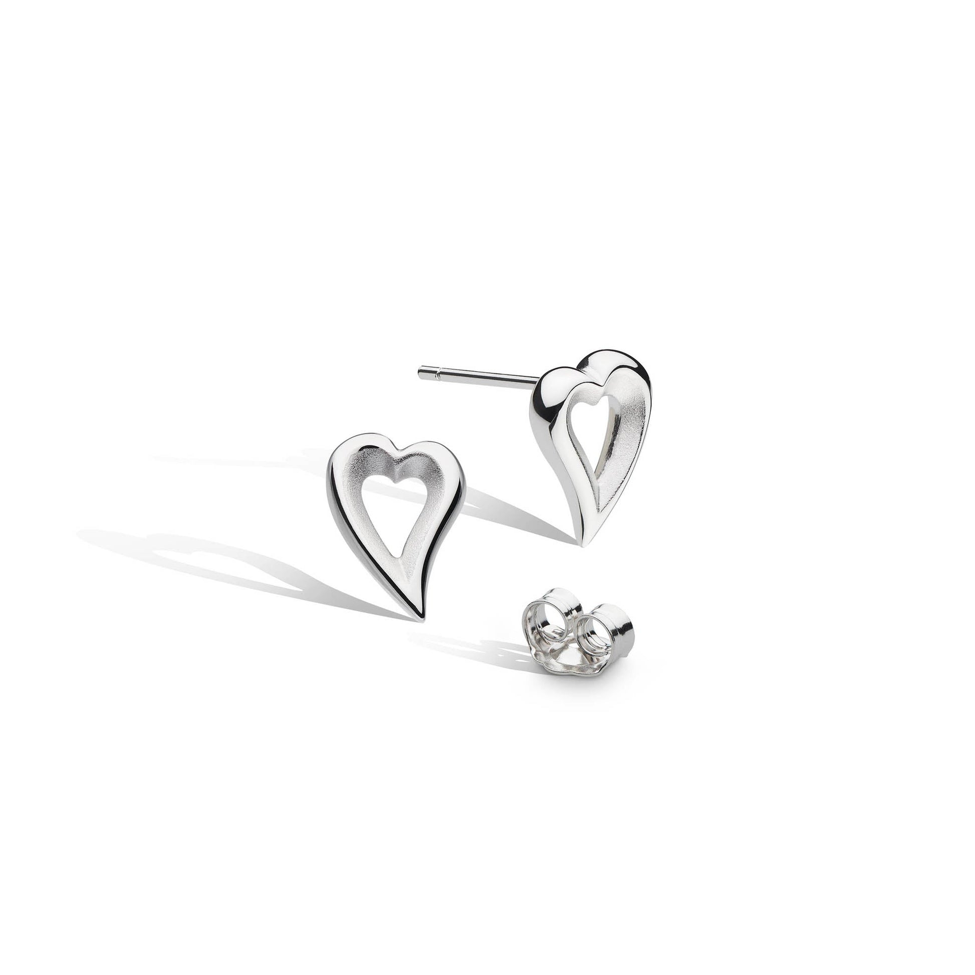 Kit Heath Desire Love Story Heart Stud Earrings - Eagle and Pearl Jewelers