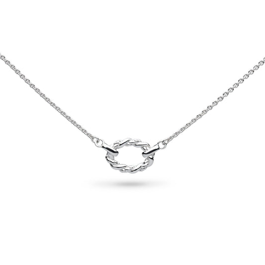 Kit Heath Marina Rope Twist Oval Mini Necklet - Eagle and Pearl Jewelers