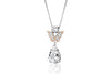 Clogau Kensington Fife Tiara Sterling Silver and Welsh Gold Necklace - Eagle and Pearl Jewelers