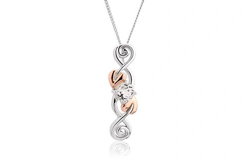 Clogau Tree of Life White Topaz Pendant - Eagle and Pearl Jewelers