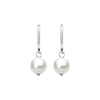 Dew 5.5mm Freshwater Button Pearl Drop Earrings - Eagle and Pearl Jewelers
