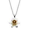 Dew Carey Daffodil with 14kt Gold Plate Sterling Silver Necklace - Eagle and Pearl Jewelers