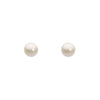 E&P Freshwater Button Pearl 5.5mm Studs - Eagle and Pearl Jewelers
