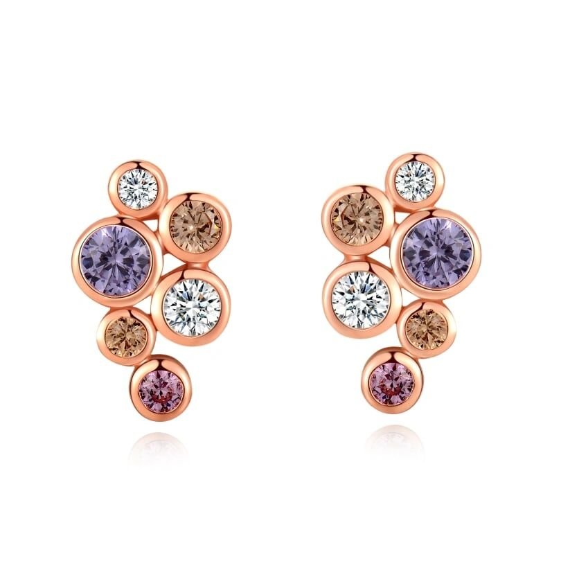 Fei Liu Bubble 18kt Rose Gold Vermeil Stud Earrings - Eagle and Pearl Jewelers