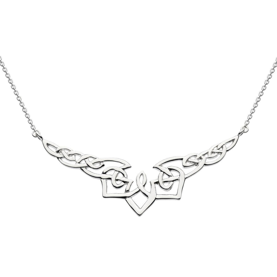 Heritage Celtic Twist Sterling Silver Necklet - Eagle and Pearl Jewelers