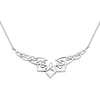 Heritage Celtic Twist Sterling Silver Necklet - Eagle and Pearl Jewelers
