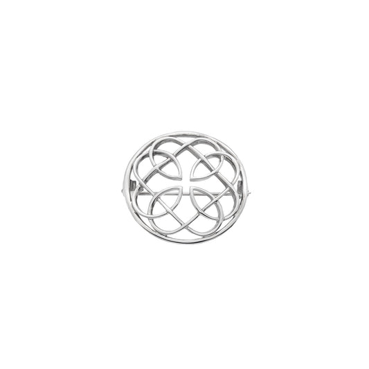 Heritage Myrna Large Celtic Round Brooch - Eagle and Pearl Jewelers