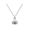 Heritage Oona Celtic Knot Blue Topaz Sterling Silver Necklace - Eagle and Pearl Jewelers