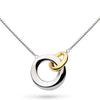 Kit Heath Bevel Cirque Link Sterling Silver and 18kt Gold Necklace - Eagle and Pearl Jewelers