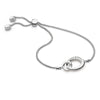 Kit Heath Bevel Cirque Sterling Silver and Cubic Zirconia Toggle Bracelet - Eagle and Pearl Jewelers