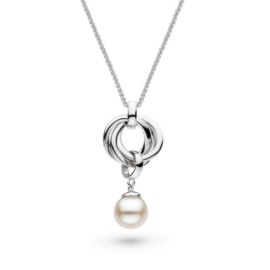 Kit Heath Bevel Trilogy Pearl Necklace - Eagle and Pearl Jewelers