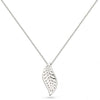 Kit Heath Blossom Eden Mini Leaf 17" Sterling Silver Necklace - Eagle and Pearl Jewelers