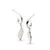Kit Heath Blossom Eden Small Leaf Hoop Sterling Silver Drop Earrings - Eagle and Pearl Jewelers