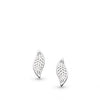 Kit Heath Blossom Eden Small Leaf Sterling Silver Stud Earrings - Eagle and Pearl Jewelers