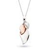 Kit Heath Blossom Enchanted Cluster Leaf 18kt Rose Gold Plate Necklace - Eagle and Pearl Jewelers