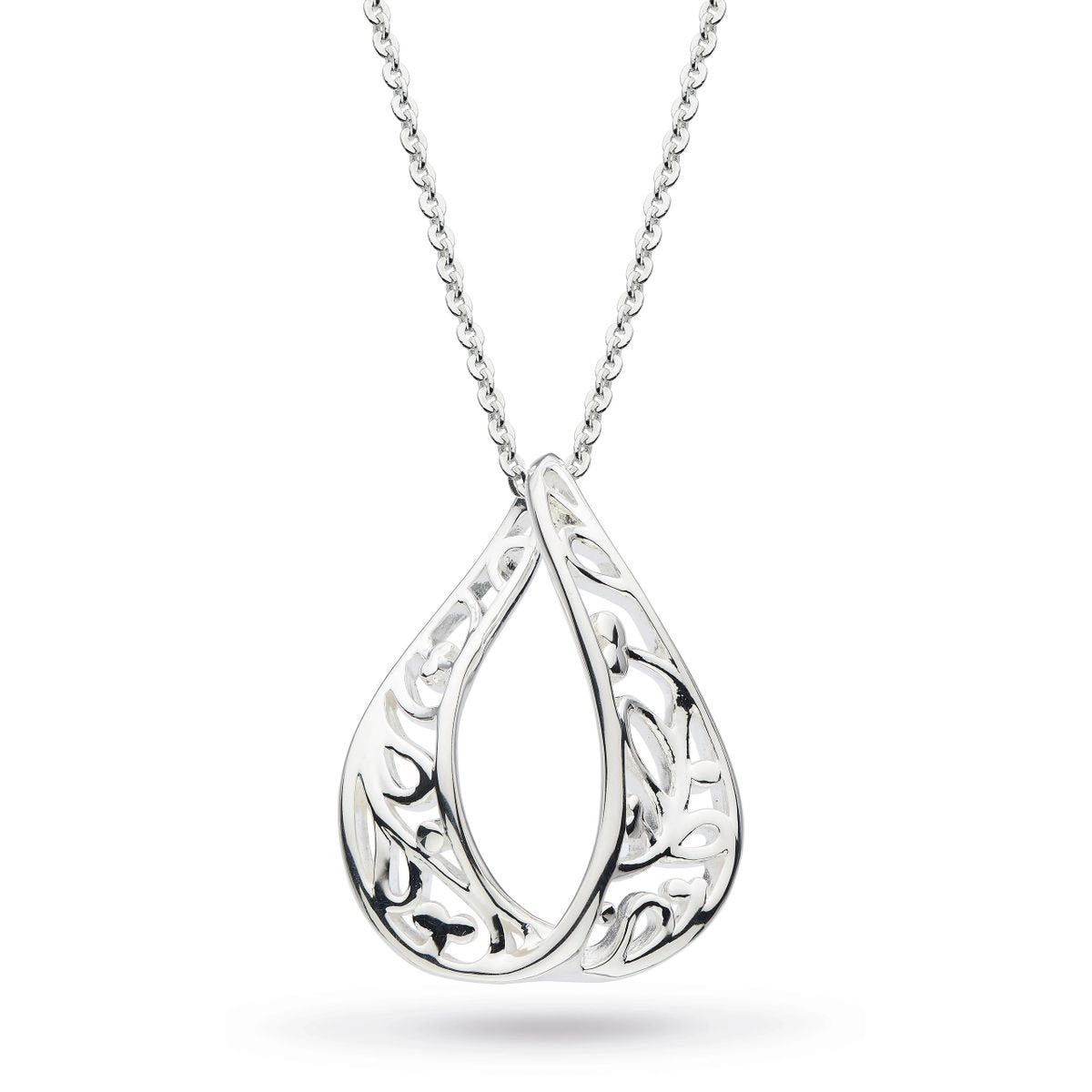 Kit Heath Blossom Flourish Tear Loop Necklace - Eagle and Pearl Jewelers