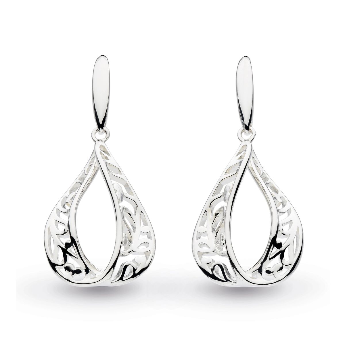 Kit Heath Blossom Flourish Teardrop Earrings - Eagle and Pearl Jewelers