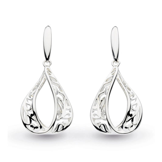 Kit Heath Blossom Flourish Teardrop Earrings - Eagle and Pearl Jewelers