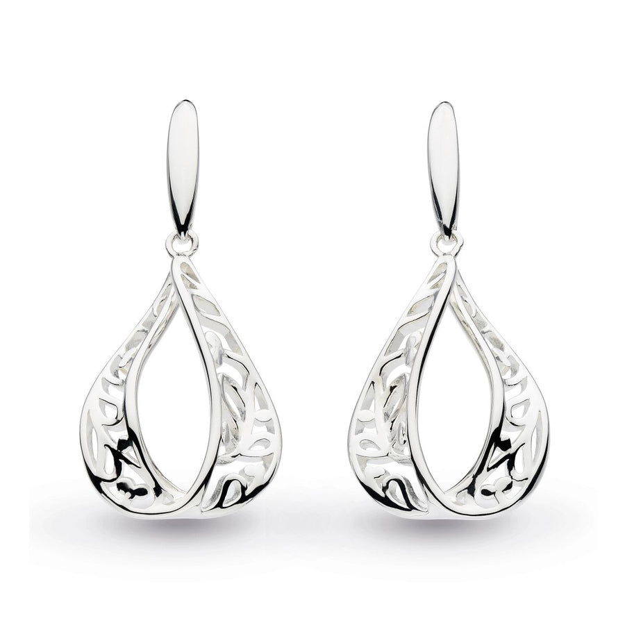Kit Heath Blossom Flourish Teardrop Earrings - Eagle and Pearl Jewelers