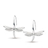 Kit Heath Blossom Flyte Dragonfly Sterling Silver Drop Earrings - Eagle and Pearl Jewelers