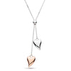 Kit Heath Desire Lust Blush Lariat Heart Necklace - Eagle and Pearl Jewelers