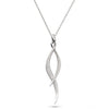 Kit Heath Entwine Twine Twist Pave Sterling Silver Necklace - Eagle and Pearl Jewelers
