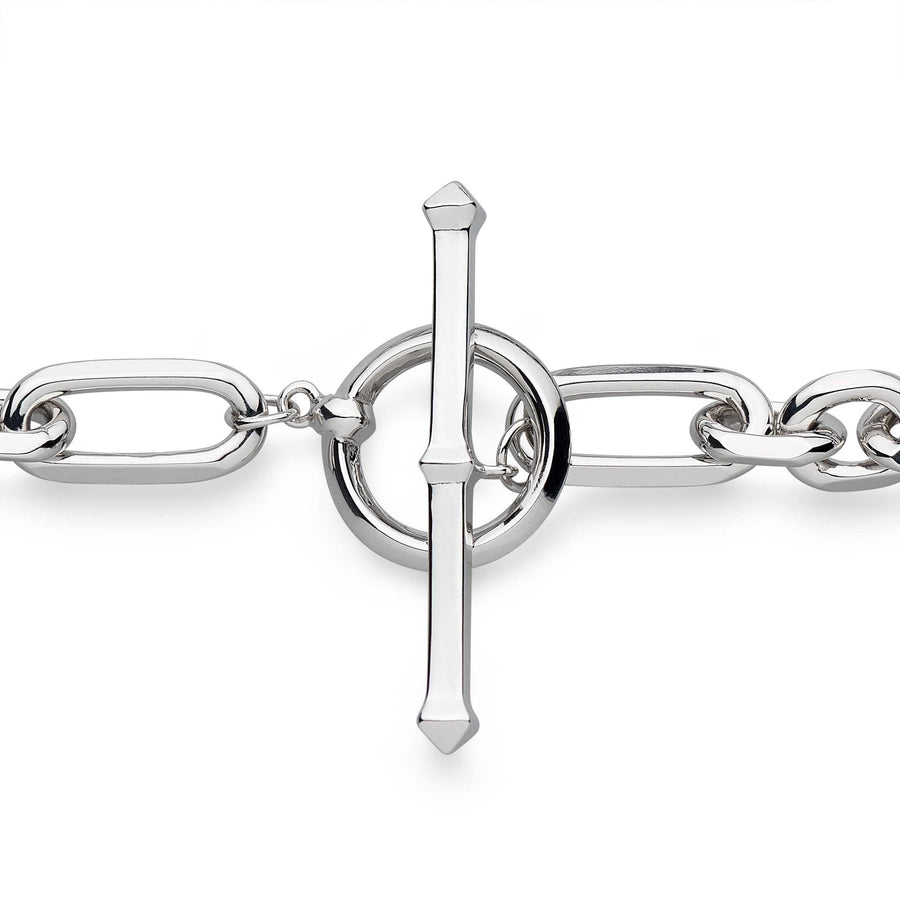 Kit Heath Revival Astoria Figaro Chain Link T-bar Bracelet - Eagle and Pearl Jewelers