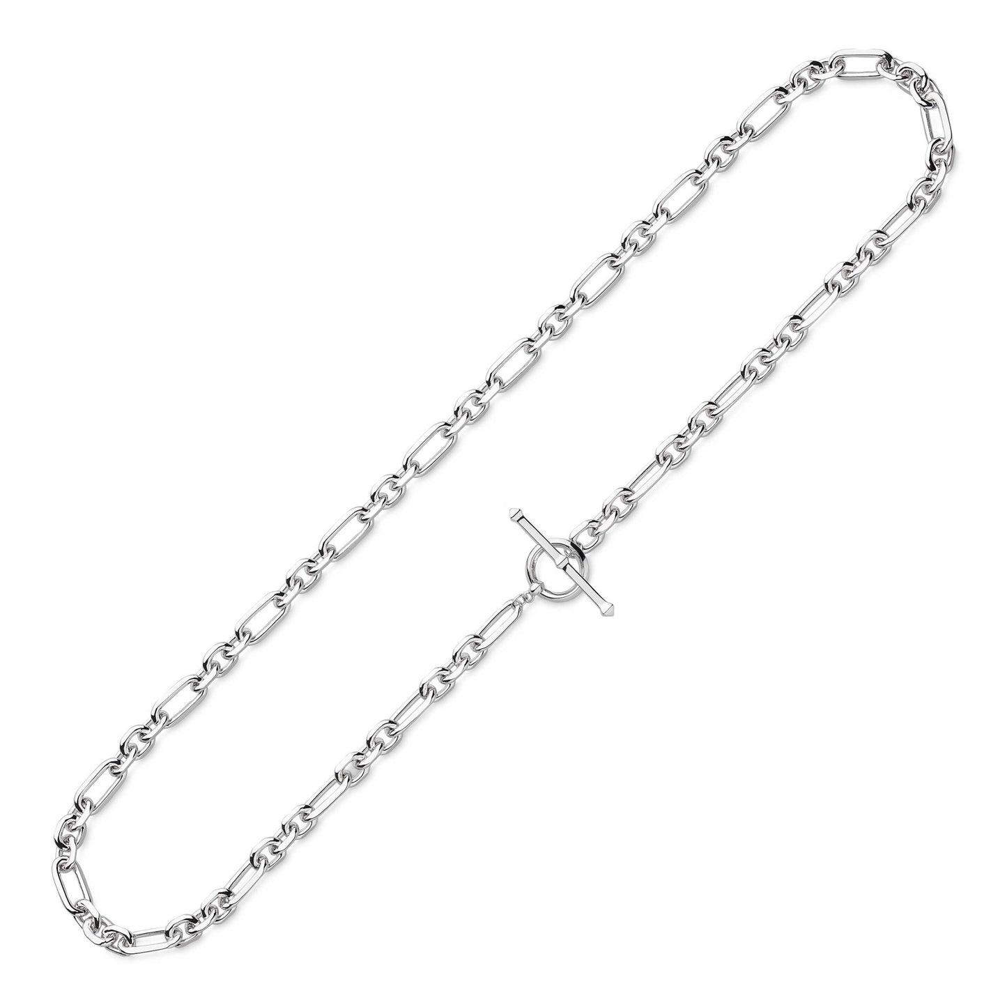 Kit Heath Revival Astoria Figaro Chain Link T-bar Necklace - Eagle and Pearl Jewelers