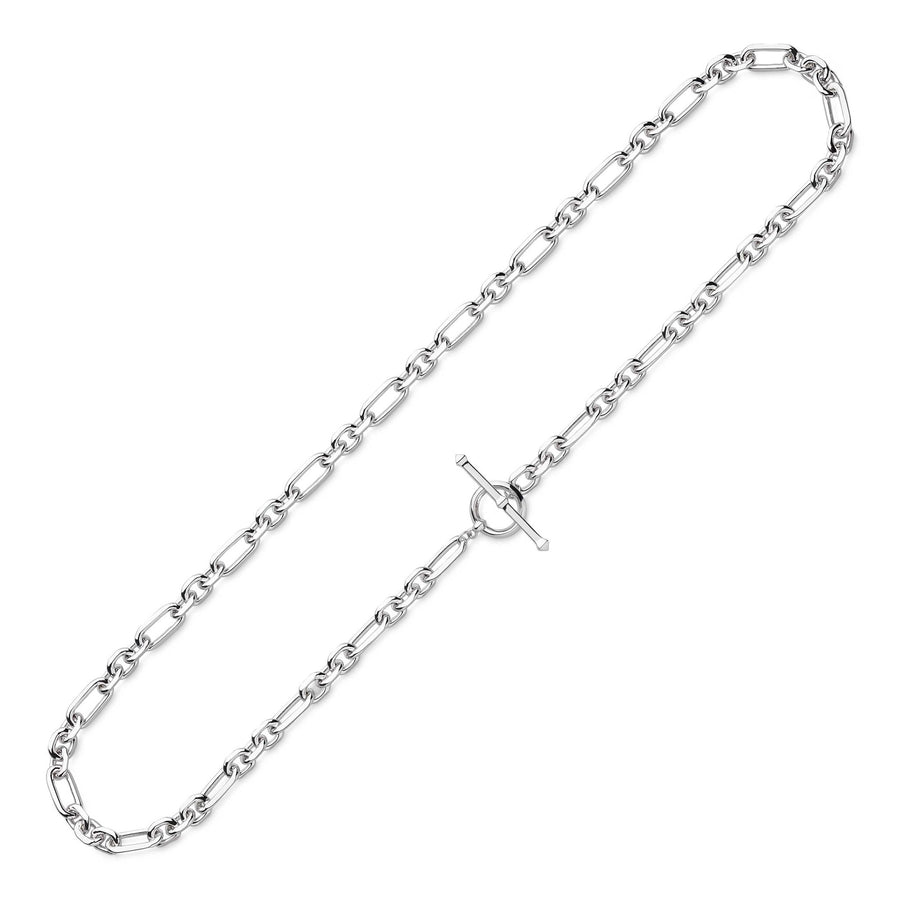 Kit Heath Revival Astoria Figaro Chain Link T-bar Necklace - Eagle and Pearl Jewelers