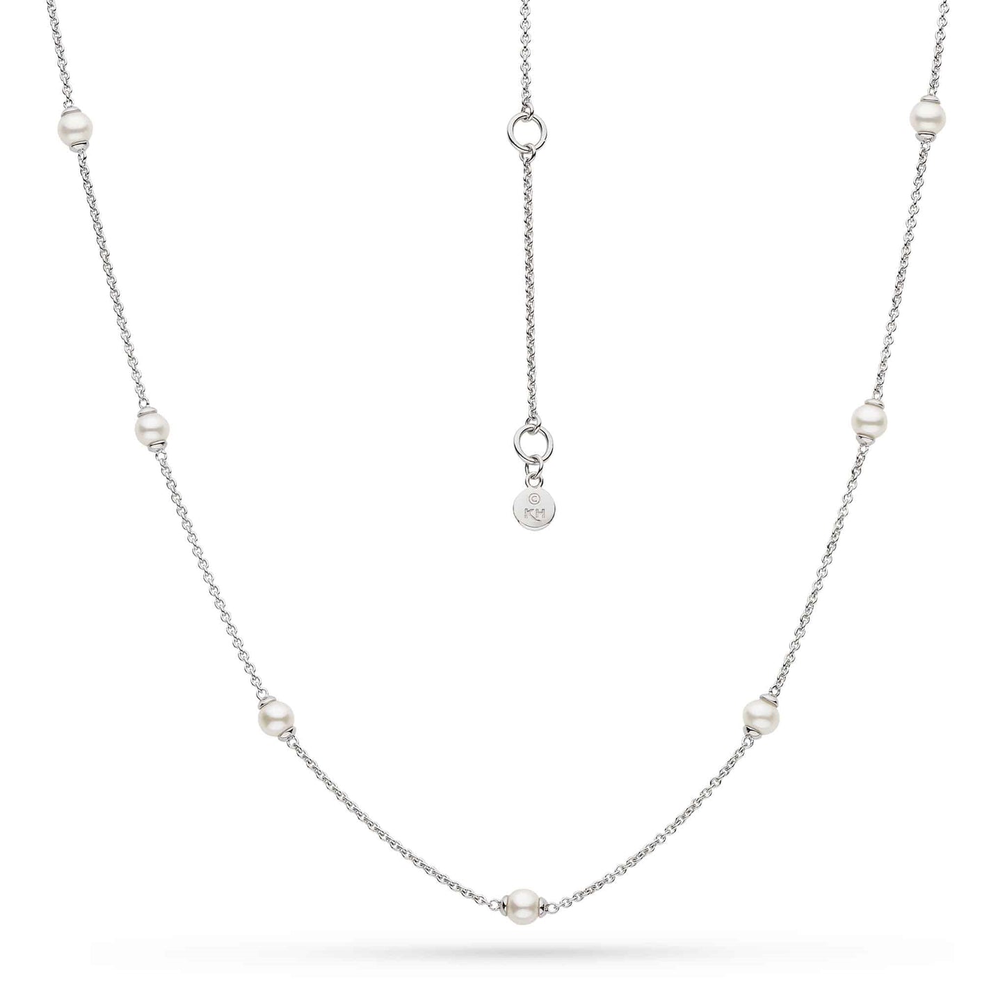 Kit Heath Revival Astoria Pearl Station Necklace - Eagle and Pearl Jewelers