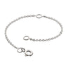Kit Heath Rhodium Plated Sterling Silver Chain Extender 4" - Eagle and Pearl Jewelers