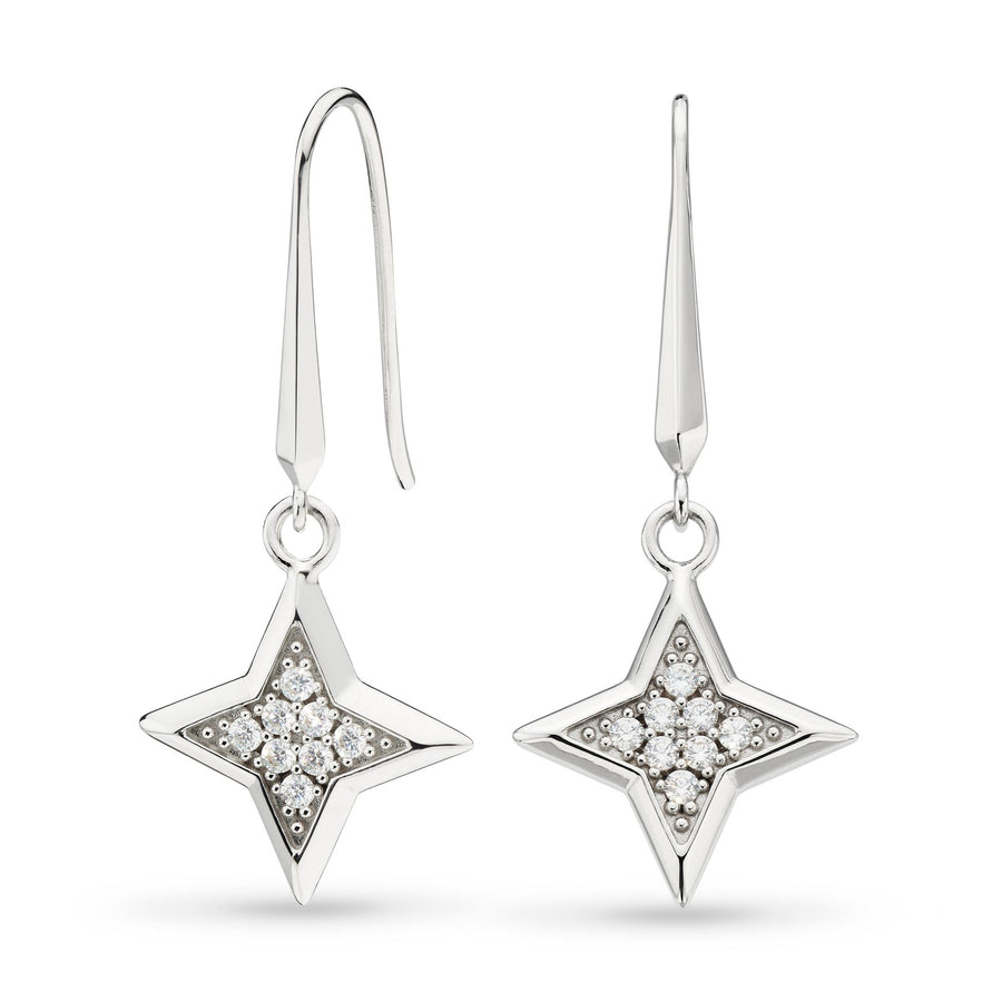 Revival Astoria Starburst Pavé Star Drop Earrings - Eagle and Pearl Jewelers